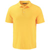 Cutter & Buck Men's College Gold Coastline Epic Comfort Eco Recycled Polo