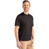 Cutter & Buck Men's Black Coastline Epic Comfort Recycled Short Sleeve Tee