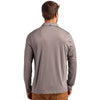 Cutter & Buck Men's Elemental Grey Coastline Epic Comfort Recycled Long Sleeve Polo