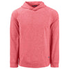 Cutter & Buck Men's Cardinal Red Heather Adapt Knit Recycled Heathered Hooded Pullover