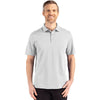 Cutter & Buck Men's Concrete Advantage Refresh Epic Confidence Recycled Tri-Blend Pique Polo