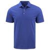 Cutter & Buck Men's Tour Blue Advantage Refresh Epic Confidence Recycled Tri-Blend Pique Polo