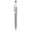 Castelli White Maxema Mood Metal Chrome Pen Black Ink