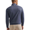 Peter Millar Men's Navy Perth Melange Performance Quarter Zip
