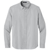 Mercer+Mettle Men's Gusty Grey Long Sleeve Modern Oxford Shirt