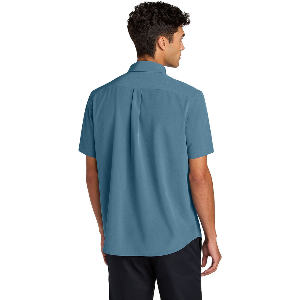 Mercer+Mettle Men's Harbor Blue Short Sleeve UV Capital Tech Shirt