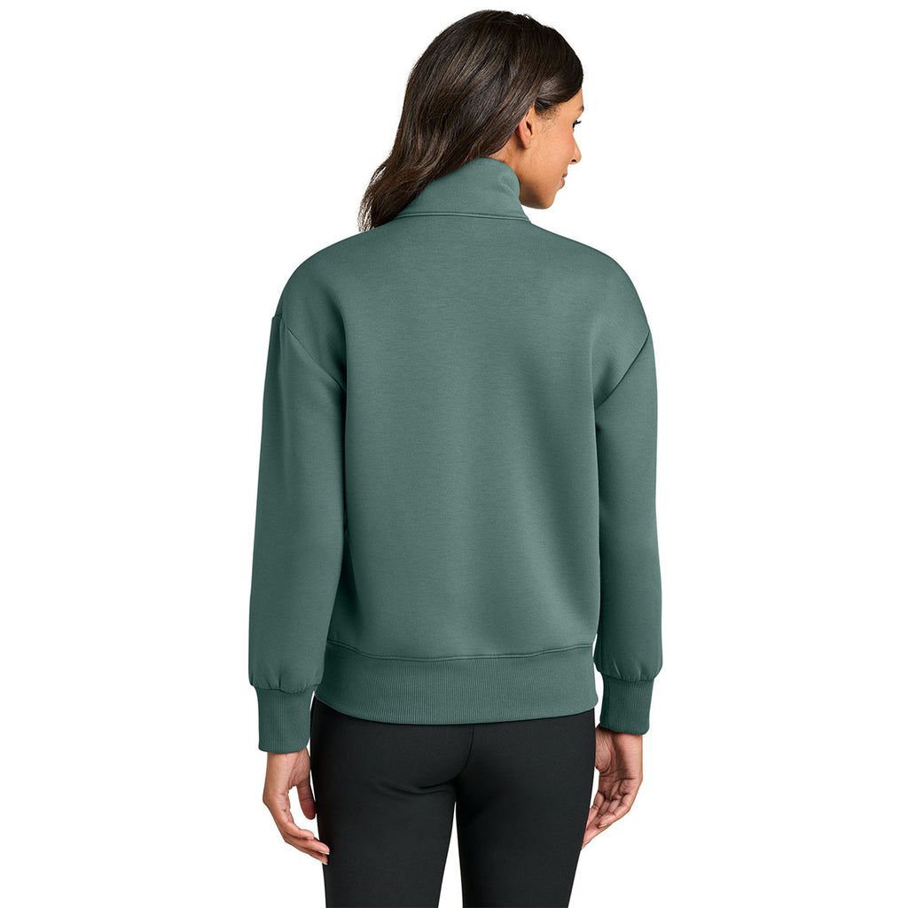 Mercer+Mettle Women's Silver Pine Soft Spacer 1/4-Zip