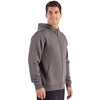 Clique Unisex Pure Slate Drive Recycled Full Zip Hooded Sweatshirt