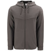 Clique Men's Pure Slate Haven Recycled Full Zip Hooded Sweatshirt