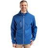 Clique Men's Royal Blue Telemark Eco Stretch Softshell Full Zip Hooded Jacket