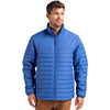 Clique Men's Royal Blue Elevation Eco Full Zip Puffer Jacket