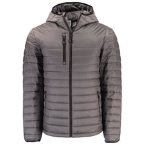 Clique Men's Pure Slate Valhalla Full Zip Puffer Jacket