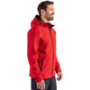 Clique Men's Red/Black Tempo Recycled Stretch Softshell Hooded Jacket