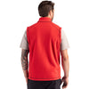 Clique Men's Red Powder Recycled Fleece Vest