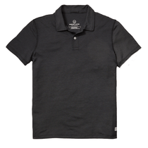 Marine Layer Men's Black Re-Spun Air Polo