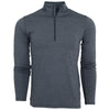 Greyson Men's Dark Grey Heather Guide Sport Quarter Zip