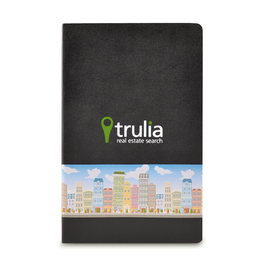 Moleskine White Large Cahier and Volant Custom Band