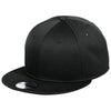 New Era Black Pivot Flat Bill Snapback Cap