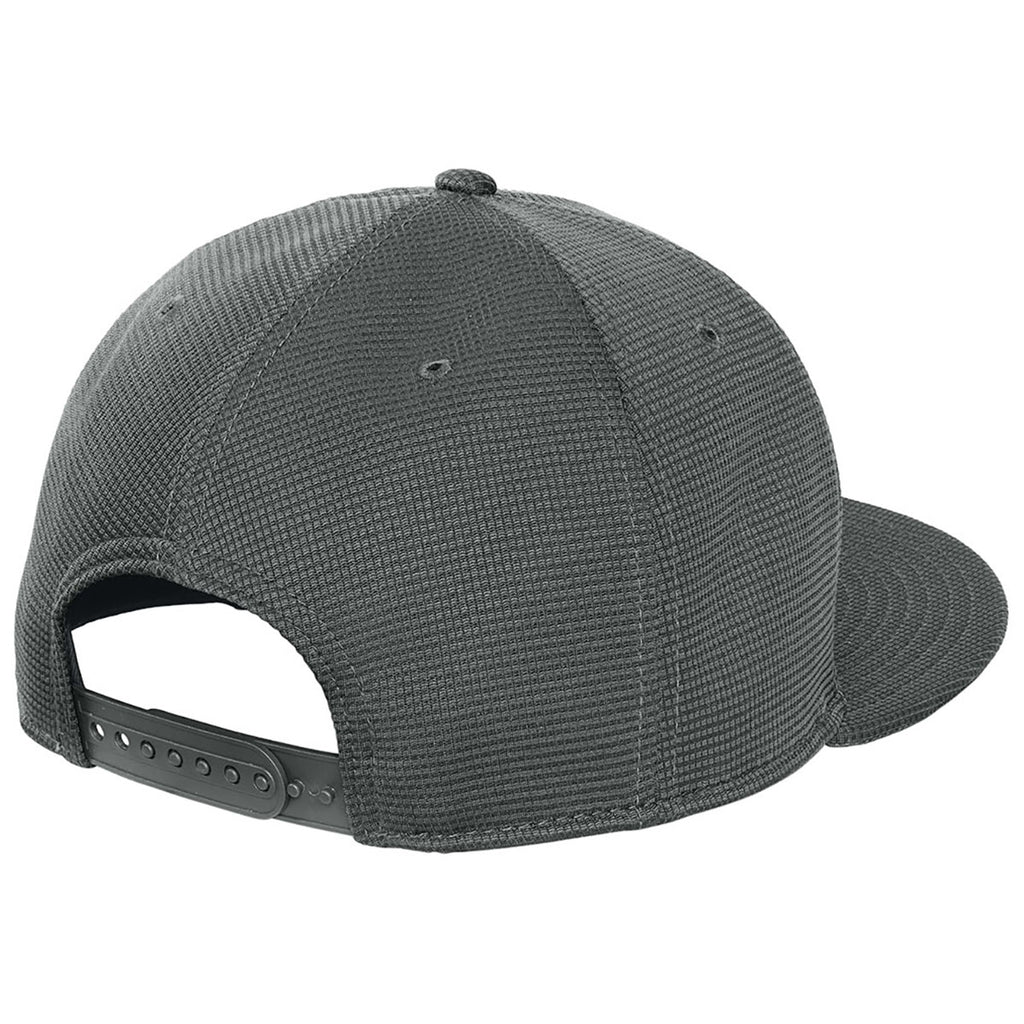 New Era Charcoal Pivot Flat Bill Snapback Cap