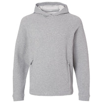 North End Men's Platinum Heather Spirit Textured Hooded Pullover