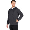 North End Men's Carbon Heather Network Lightweight Jacket