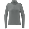 The North Face Women's Smoked Pearl Grey Aim 1/4-Zip Fleece