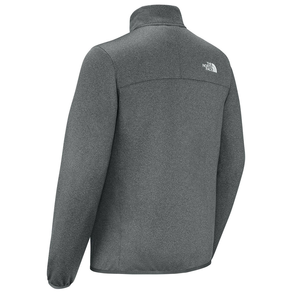 The North Face Men's TNF Medium Grey Heather Dove Creek Full-Zip Fleece Jacket