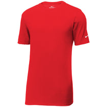 Nike Men's University Red Dri-FIT Cotton/Poly Tee