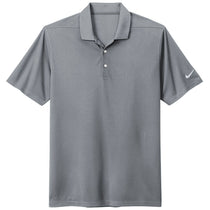 Nike Men's Cool Grey Dri-FIT Micro Pique 2.0 Polo
