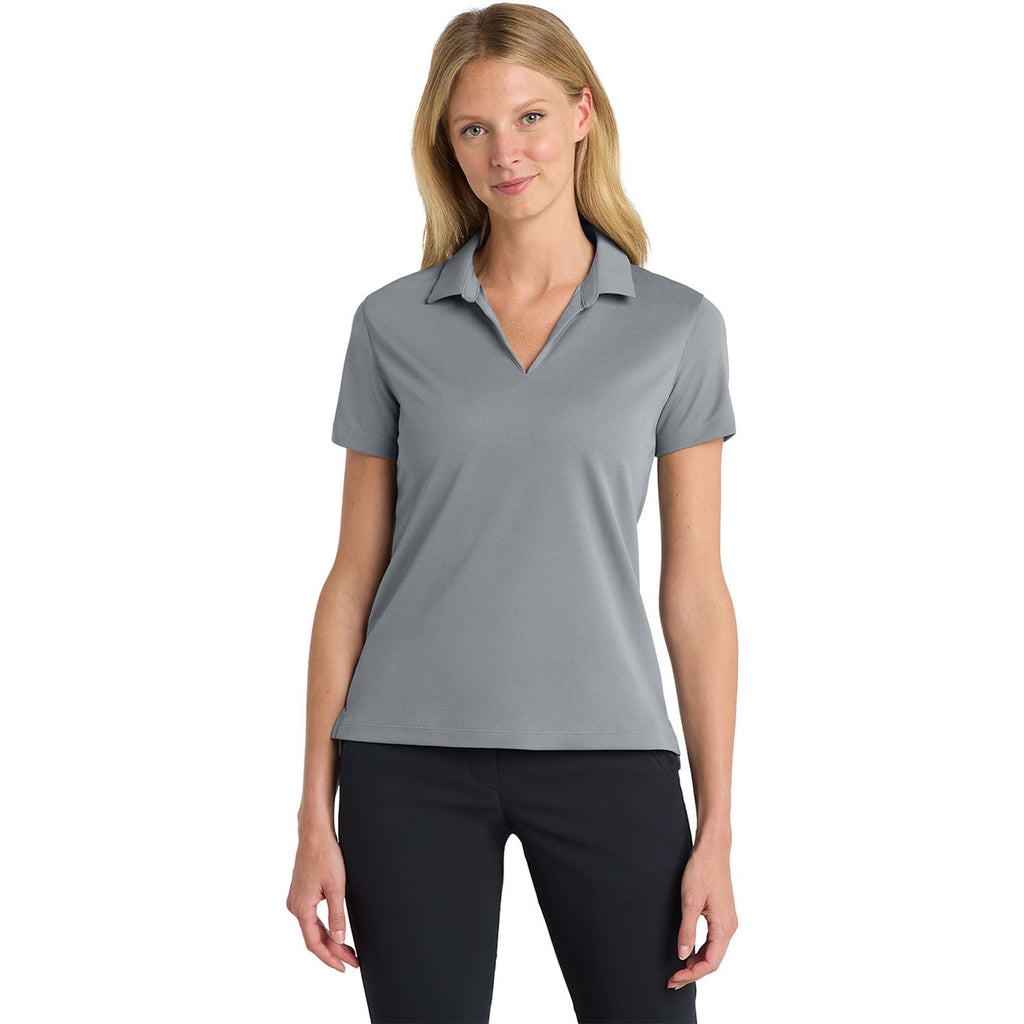 Nike Women's Cool Grey Dri-FIT Micro Pique 2.0 Polo