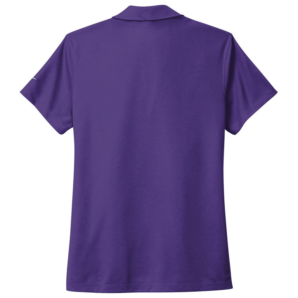 Nike Women's Court Purple Dri-FIT Micro Pique 2.0 Polo