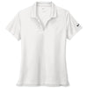 Nike Women's White Dri-FIT Micro Pique 2.0 Polo
