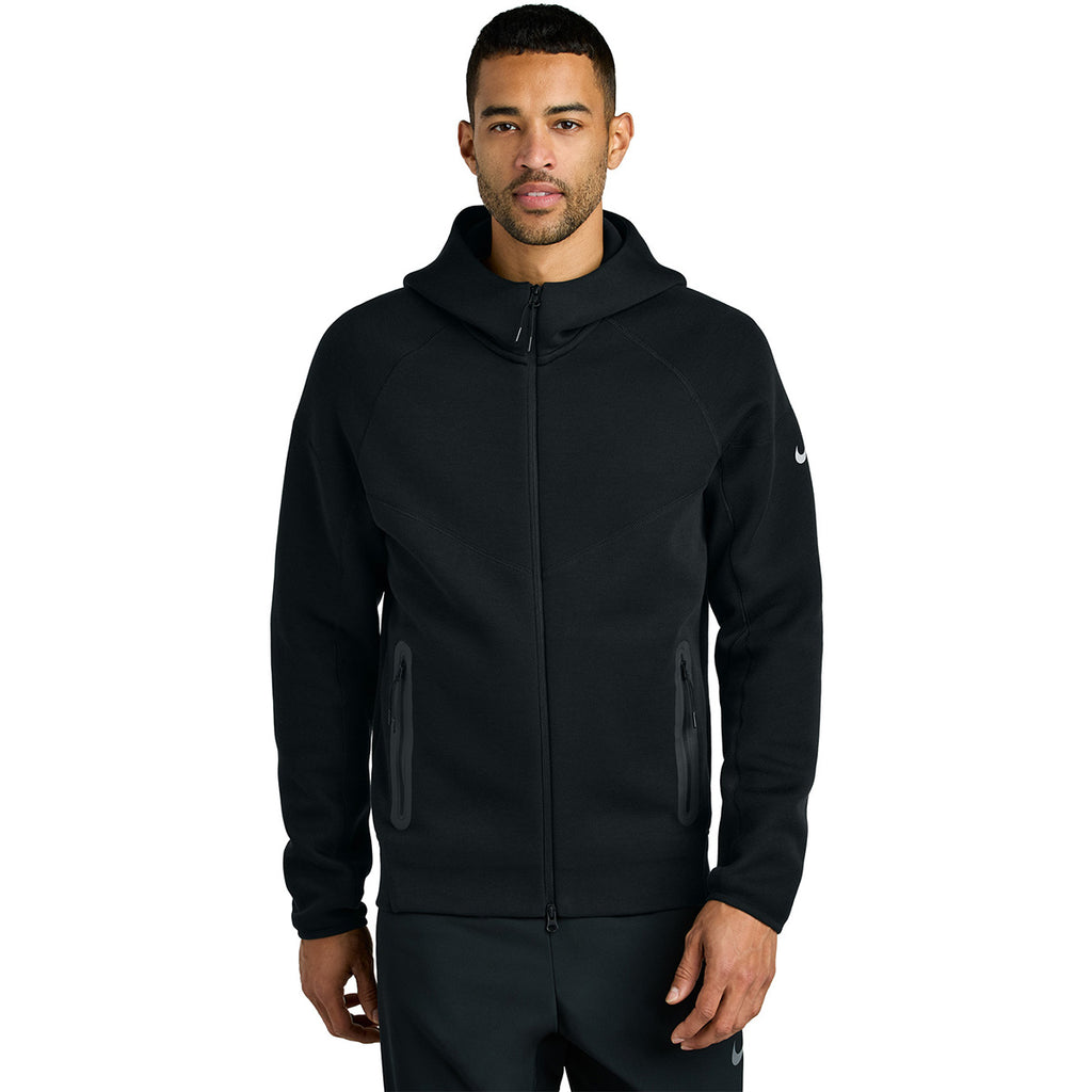 Nike Men's Black Tech Fleece Full-Zip Hoodie