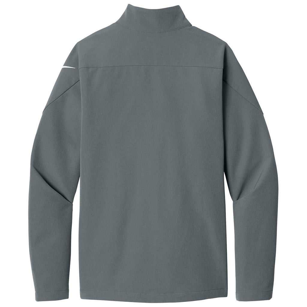 Nike Men's Dark Grey Full-Zip Soft Shell Jacket