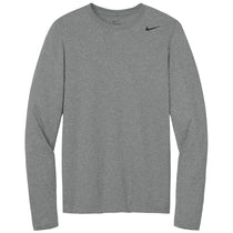Nike Men's Carbon Heather Team rLegend Long Sleeve Tee