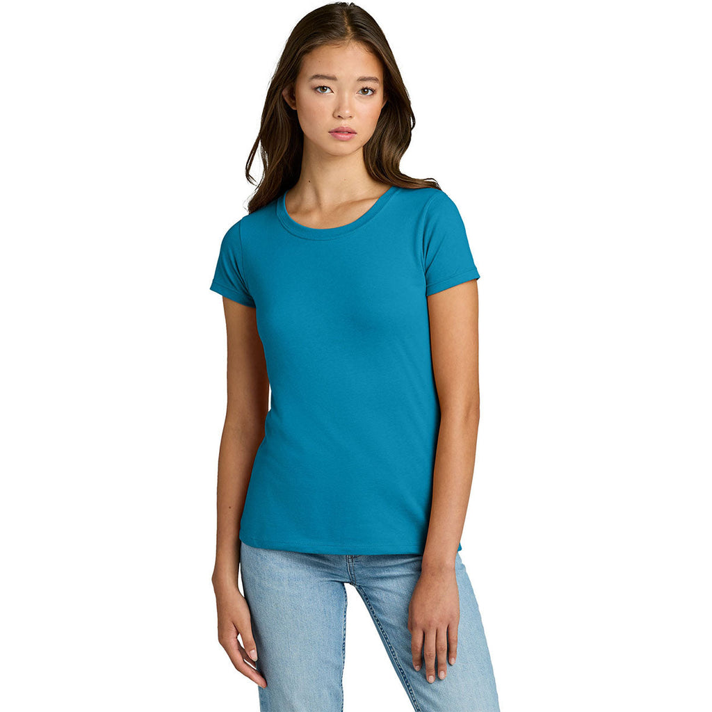 Next Level Women's Turquoise Ideal Tee