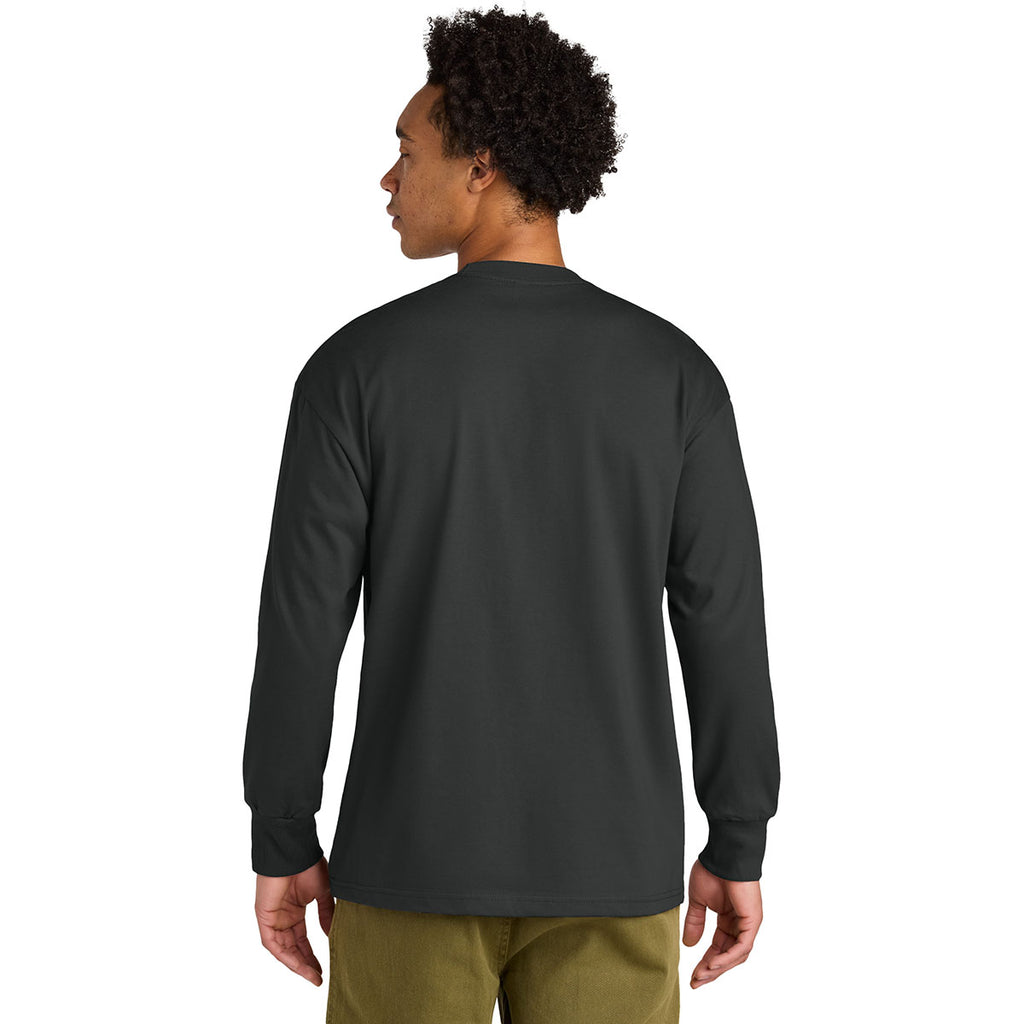 Next Level Men's Graphite Black Heavyweight Long Sleeve Tee