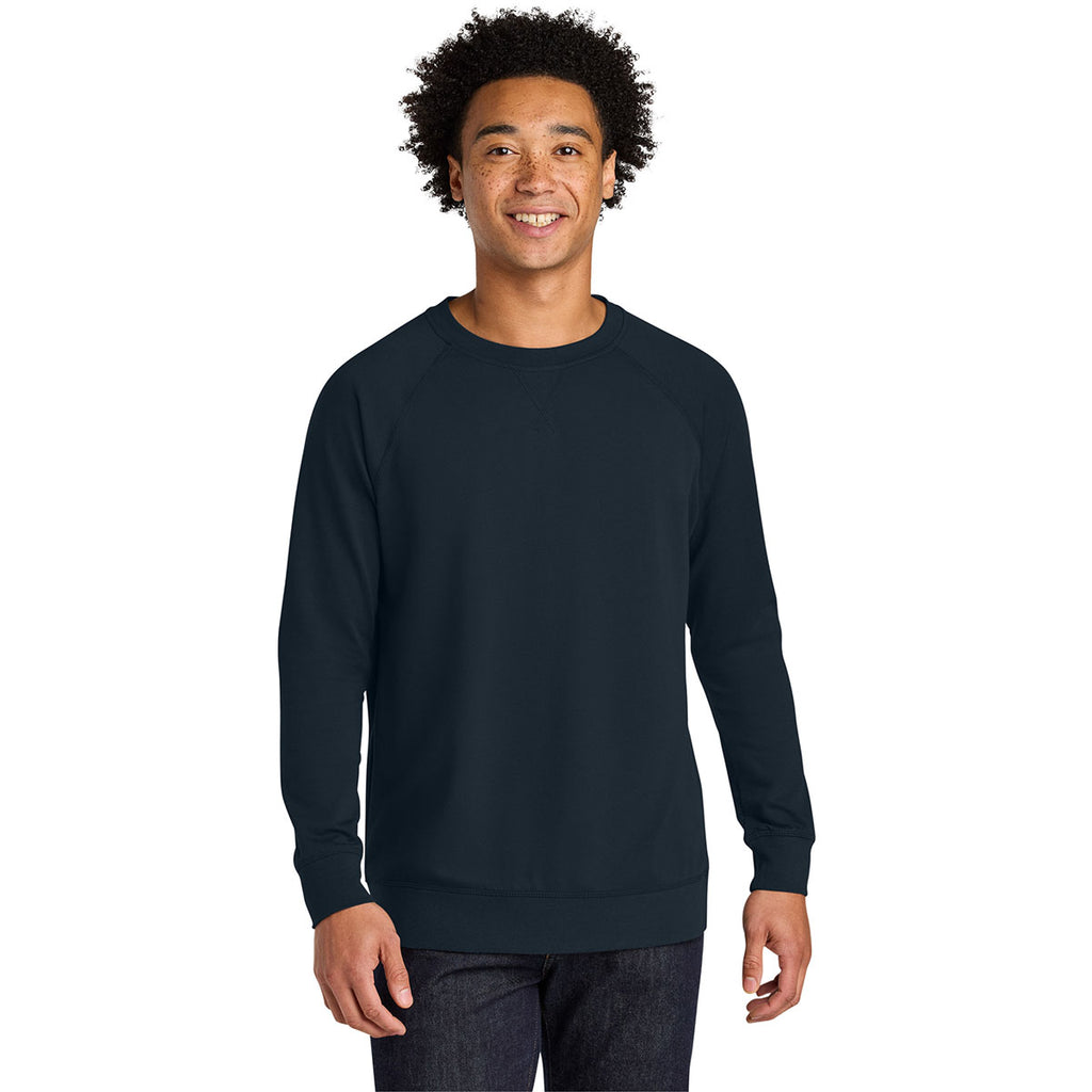 Next Level Men's Midnight Navy Laguna Raglan Sweatshirt