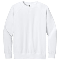 Next Level Men's White Laguna Raglan Sweatshirt