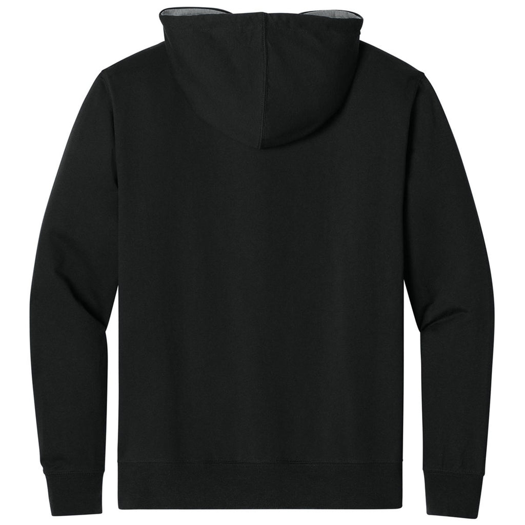 Next Level Men's Black/Heather Gray Laguna Hoodie
