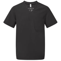 Onna Men's Black Limitless V-Neck Stretch Scrub Top