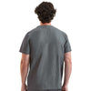 Onna Men's Dynamo Grey Limitless V-Neck Stretch Scrub Top
