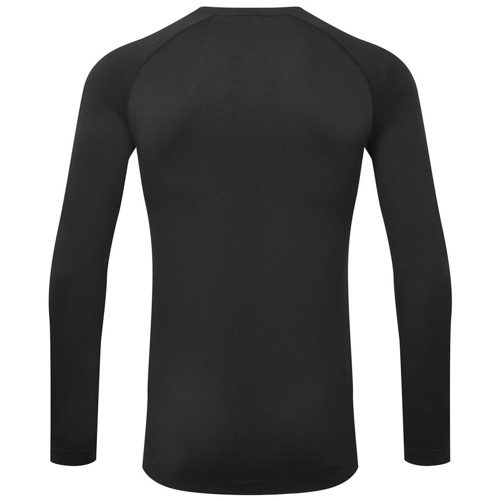 Onna Men's Black Unstoppable Long Sleeve Fresh Underscrub Base Layer T-Shirt
