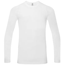 Onna Men's White Unstoppable Long Sleeve Fresh Underscrub Base Layer T-Shirt