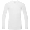 Onna Men's White Unstoppable Long Sleeve Fresh Underscrub Base Layer T-Shirt