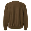 Hanes Unisex Army Brown Beefy Sweats Premium Heavyweight Crewneck Sweatshirt