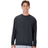 Hanes Unisex Charcoal Heather Beefy Sweats Premium Heavyweight Crewneck Sweatshirt