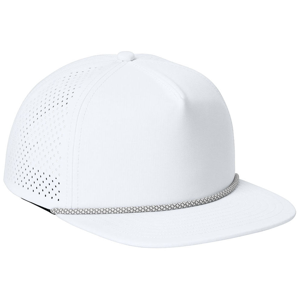 OGIO White 5-Panel Rope Performance Cap
