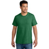 Port & Company Unisex Athletic Kelly Green Heather CVC Tee