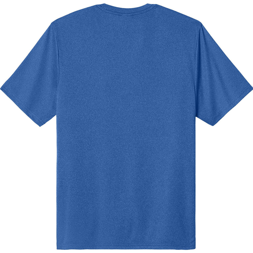 Port & Company Men's True Royal Heather Heather Performance Tee